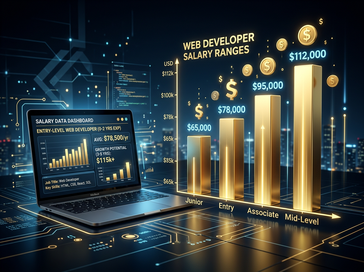 Entry Level Web Developer Salary: 2026 Complete Guide - Terrapixel